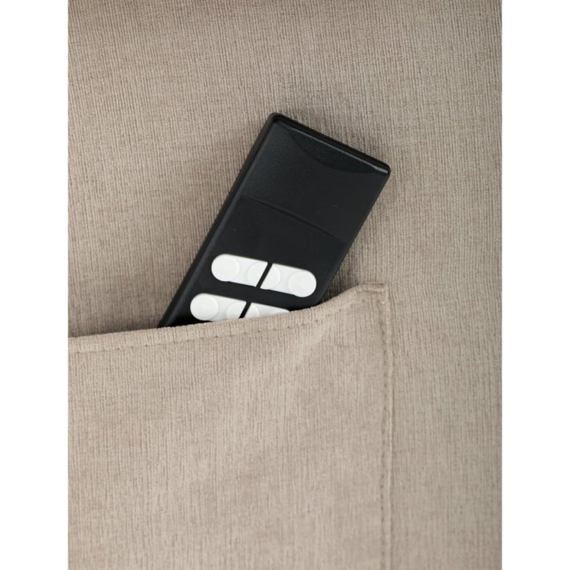 Relaxační křeslo ELECTRO s lanýžovým čalouněním a 2 motory Autronic