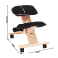 Ergonomická kľakačka GROCO – Čierna/Látka Buk - Farba: Čierna