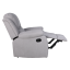 Relaxační polohovací křeslo ASKOY NEW v šedé látce Kondela
