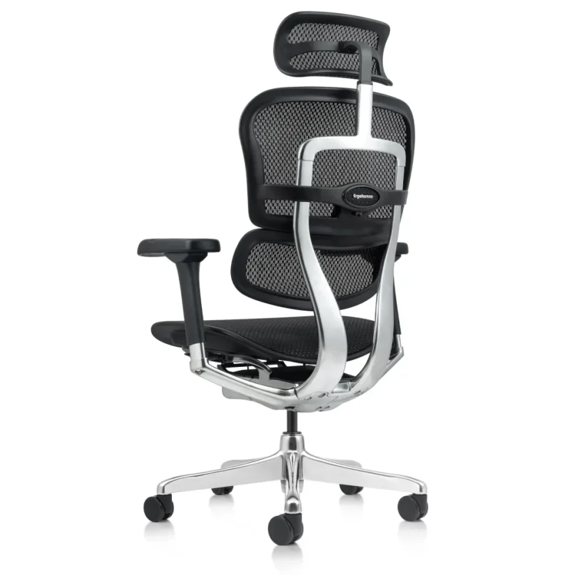 Kancelárska ergonomická stolička SIRIUS Q24 NEO – celosieť, čierna