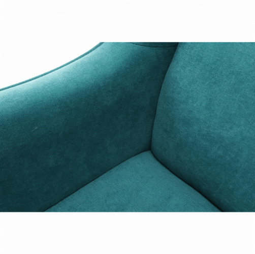 Relaxační křeslo ušák BREDLY — buk/více barev - Barevné provedení křesla ušák BREDLY: Tyrkysová