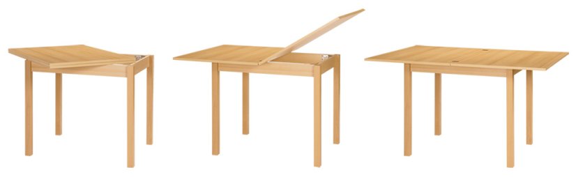 Jídelní stůl BINGO – skládací, rozměry 90x68 cm, různé barvy a odstíny Stima - KOSTRA: dub vintage