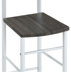 Nemý sluha GLEN — biela / tmavé drevo