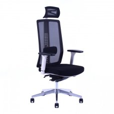 Kancelárska ergonomická stolička Sego SPIRIT W — biela, nosnosť 130 kg