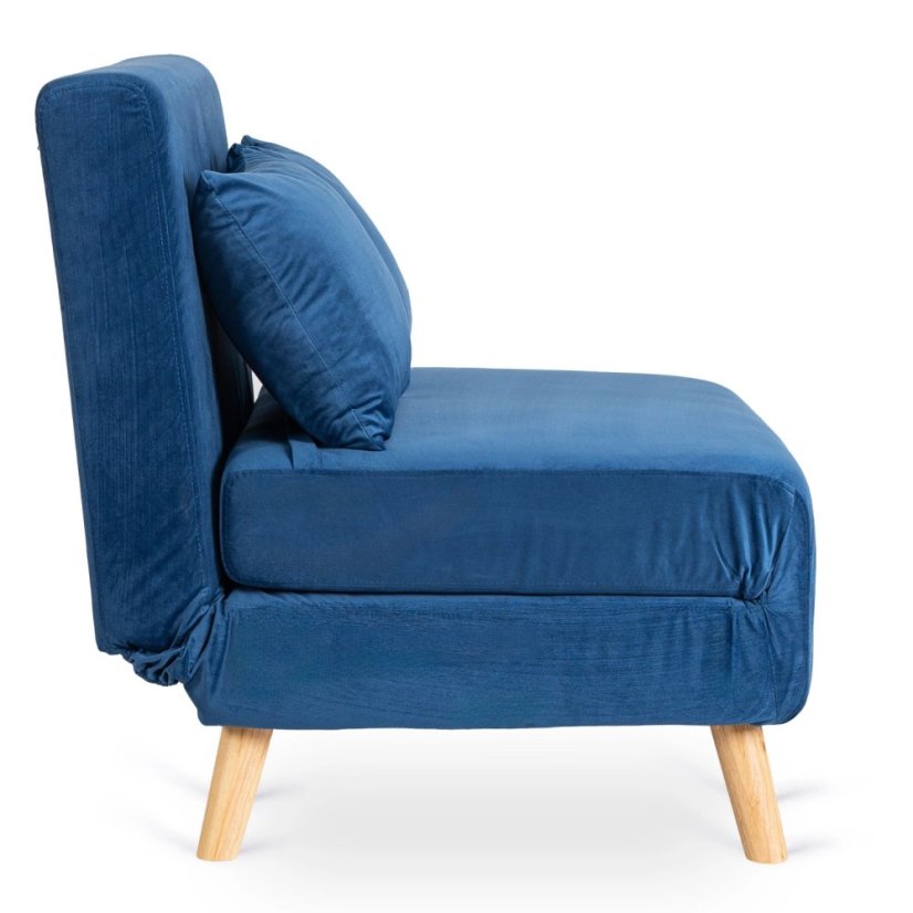 Luxusné Kreslo MARRY 2 v Modrej – Moderný Dizajn a Pohodlie