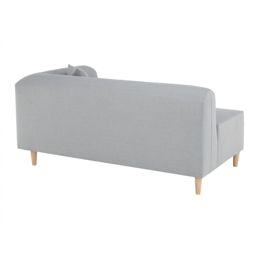 Rohová pohovka BROKEN – látka, šedá, pravá Kondela