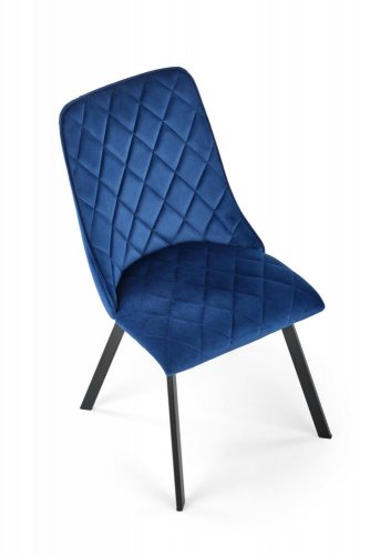 Jídelní židle TYRA – látka, modrá