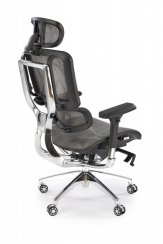 Kancelárska ergonomická stolička ETHAN - sieťovina, čierna / šedá
