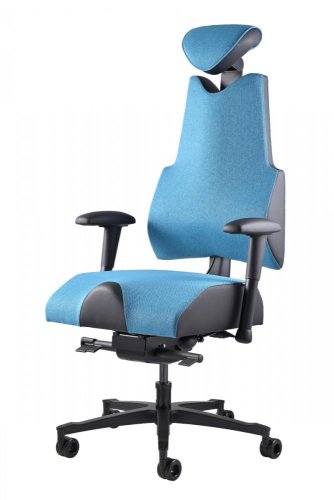 Zdravotní židle THERAPIA BODY+ –⁠ na míru, více barev - Materiál: HX/KX BLACK