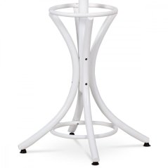 Drevený stojanový vešiak GIOR — biela