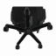 Detská otočná stolička na kolieskach ADRA – plast, šedá / čierna