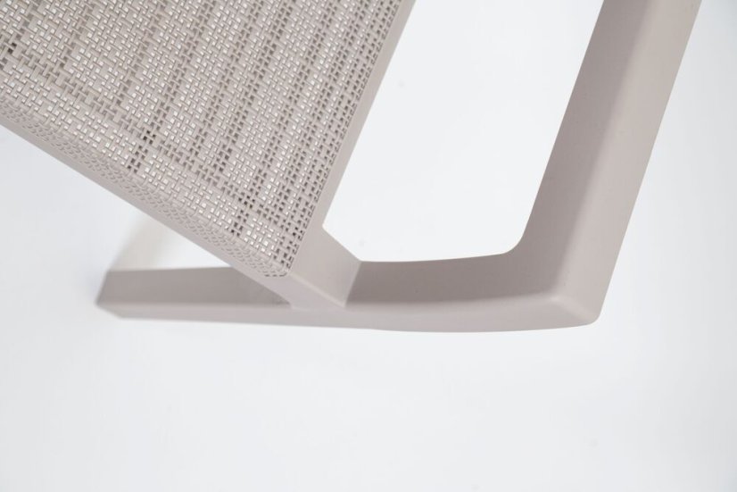 ALBA plastové křeslo - šedá