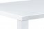 Jídelní stůl VILM – 120x80x76 cm, vysoký lesk bílý