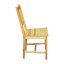 Jedálenská drevená stolička CATIA — masív smrek, lak