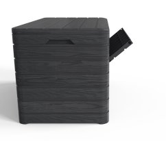 DOLOMITI 970 L zahradní plastový úložný box - grafit