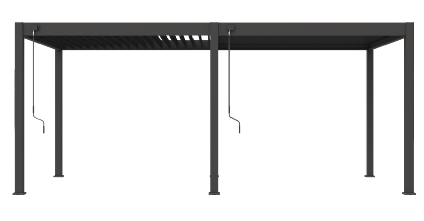 Bioklimatická pergola INTRO PLUS 6x3 m, hliník -  volně stojící