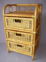 Komoda EJAK — ratan, medový Axin trading