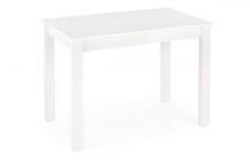 Jídelní rozkládací stůl GINO — 100x60 (+35cm), bílý