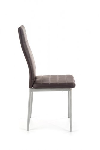 Jídelní židle PIETRE – kov, ekokůže, více barev - PIETRE: béžová