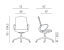 Kancelárska ergonomická stolička Antares VISION — s podrúčkami, viac farieb