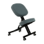 Ergonomická kľačka KILIAN – svetlosivá/čierna, látkový povrch