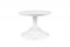 Jídelní kulatý stůl GLOSTER — průměr 106 cm, bílá Halmar