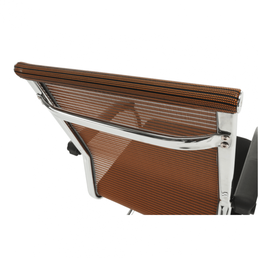 Konferenčná stolička ESIN - sieť/látka, viacfarebná - Farbové varianty ESIN: Hneda/čierna