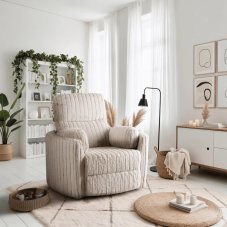 Relaxačné kreslo RAUL v prírodnom béžovom tóne