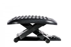 FOOTREST ADVANCED podložka pod nohy – černá, výškově i úhlově nastavitelná
