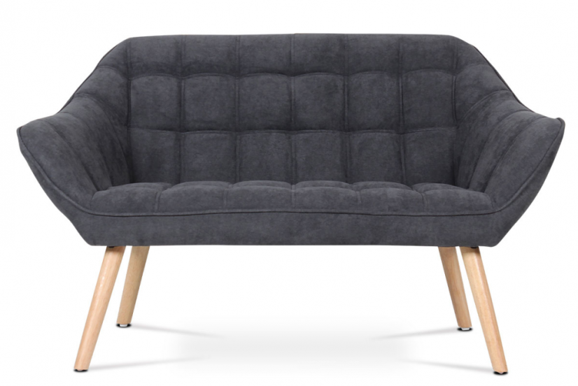 Relaxační sedačka YSTAD — masiv, šedá, nosnost 150 kg Autronic