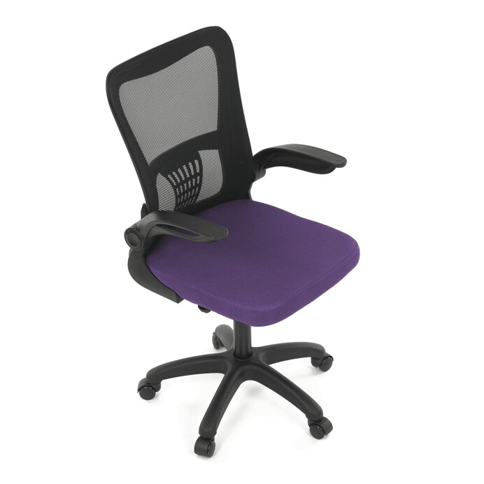 Dětská židle NINA – fialová síťovina, houpací mechanismus Autronic