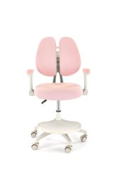 Detská rastúca stolička s podstavcom PANCO – ružová Halmar