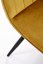Jídelní židle REZA — kov, látka, více barev - Barevné varianty REZA: Hořčicová