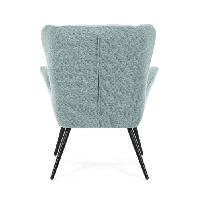 Elegantné modré kreslo ušiak HUG – Autronic