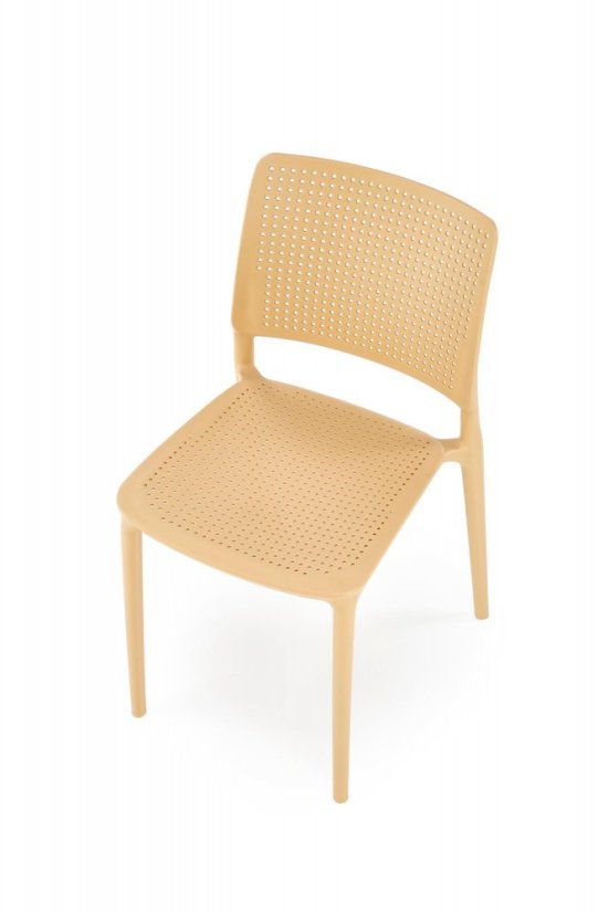 Plastová židle TOAD — oranžová Halmar