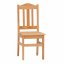 Jídelní dřevěná židle Stima PINO II – masiv borovice, lak