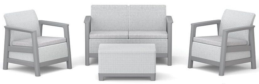 SCANDI LINEA SET - Záhradný nábytok v škandinávskom štýle