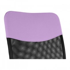 Detská stolička LUNA – látka, čierno-fialová