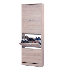 Výklopný botník ERRA — dub IDEA nábytek