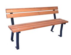 Parková kovová lavice TYROL - kov, masiv