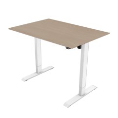 Deska k výškově stavitelnému stolu POWERTON — 140x75 cm, javor