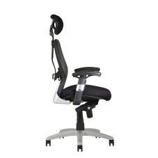 Ergonomická kancelářská židle na kolečkách SATURN – s područkami, více barev