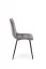 Jedálenská stolička TIMO II — kov, látka, sivá