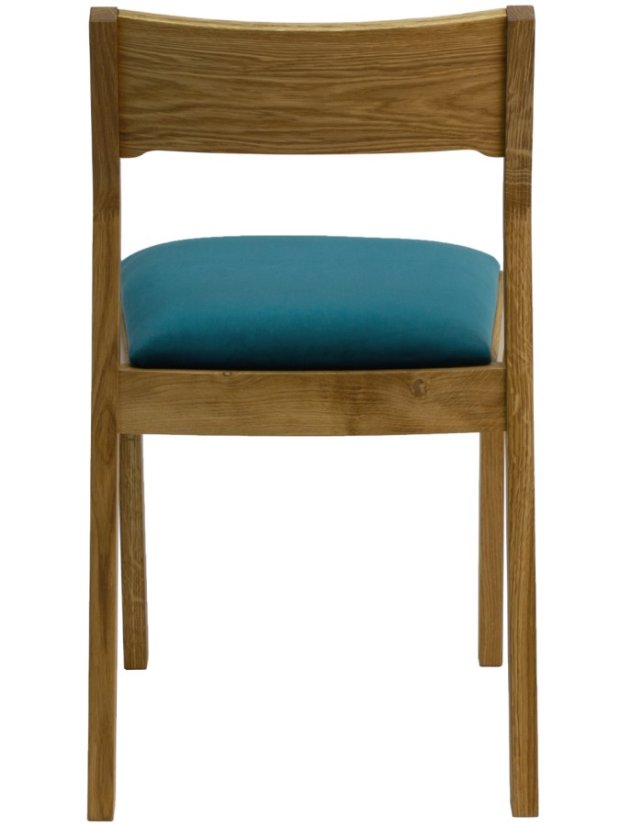 Jídelní židle ALEXA - masiv dub, čalouněný sedák, více barev Bradop