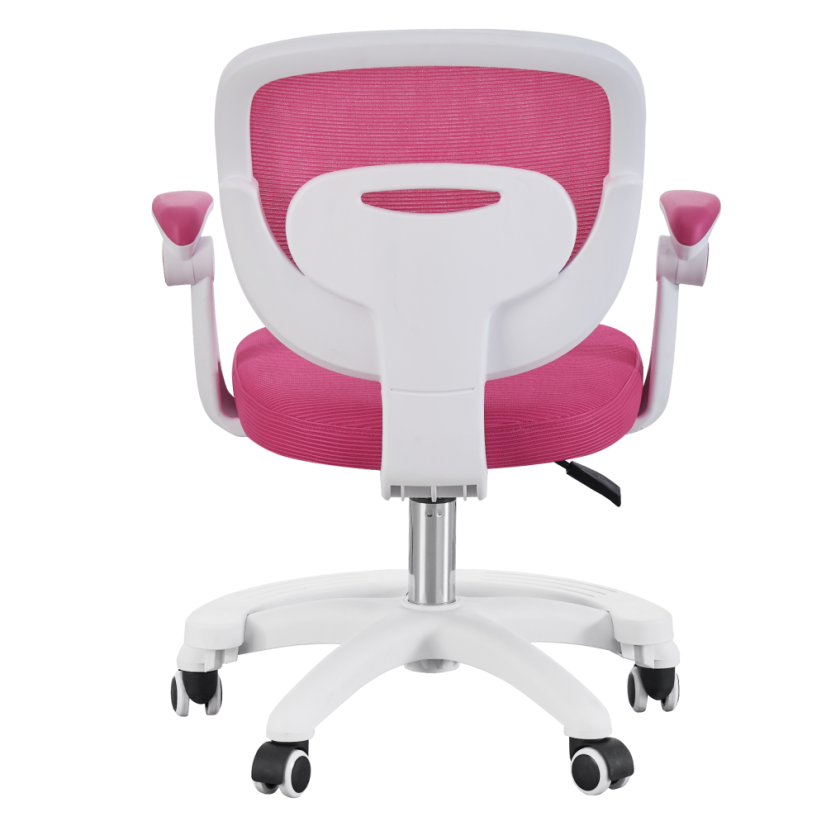 Stylová otočná židle TRIXI TYP 2, malinová/bílá