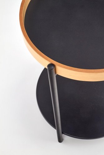 Konferenční stolek ROLO — přírodní dub / černá