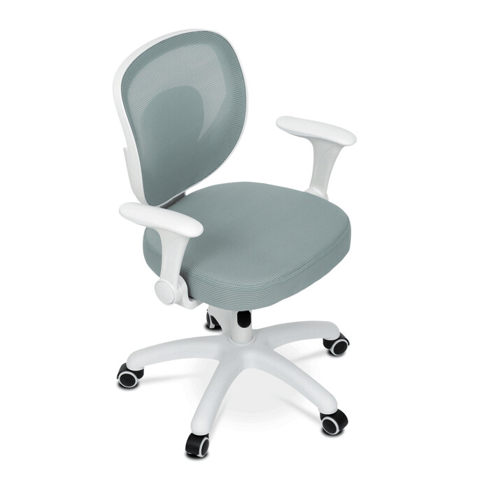 Detská výškovo nastaviteľná stolička AERO – zelená sieťovina Autronic