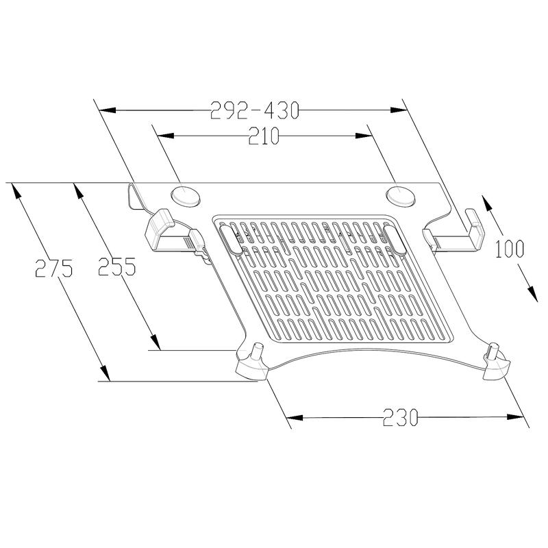 Držiak na notebook laptop Ergosolid NBH3