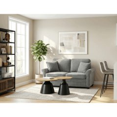 Konferenční stolek ARID III – MDF dub artisan, černá konstrukce Autronic