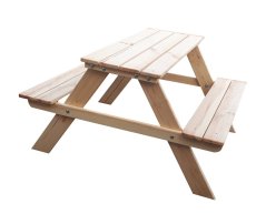 Zahradní dětská sestava PIKNIK — masiv borovice, nosnost 60 kg
